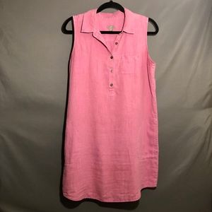 J. Jill Soft Magenta Dress with POCKETS!- Medium